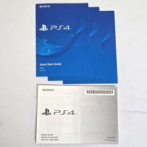 Sony Playstation 4 PS4 Replacement Start Up‎ Guides &  Safety Guide, CUH-2215B